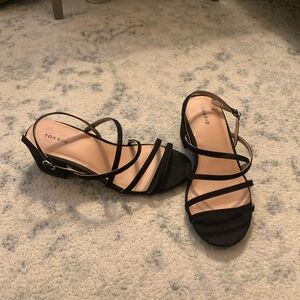 Torrid Black Strappy Sandals